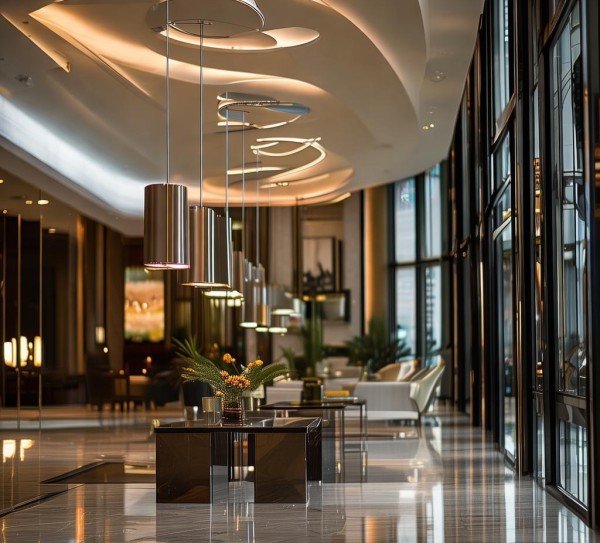 灯光设备与酒店合作，打造优雅高效空间